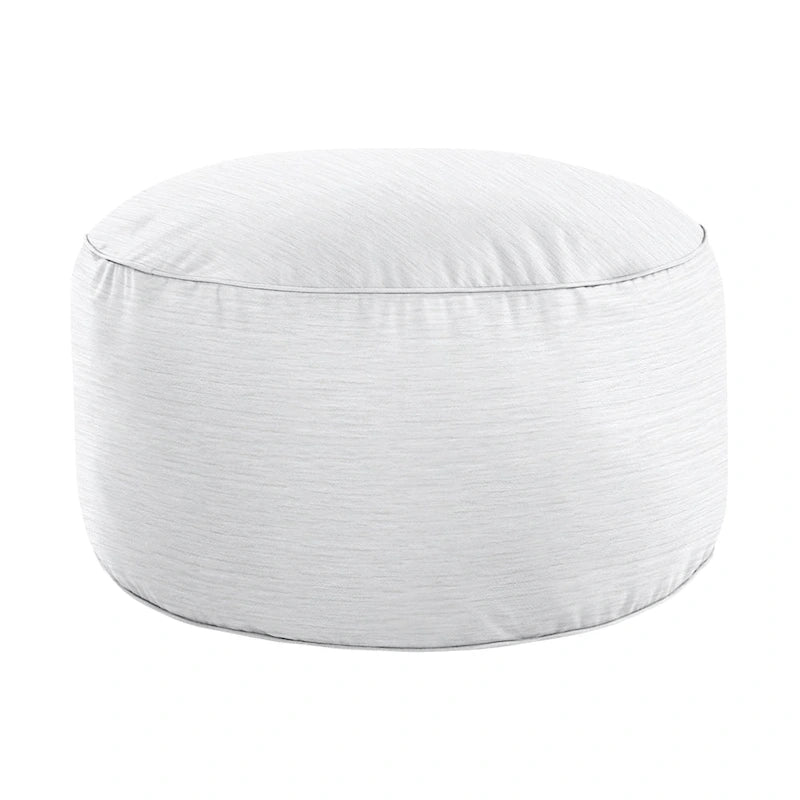 Sorra Home Indoor Textured Bean Pouf/Ottoman