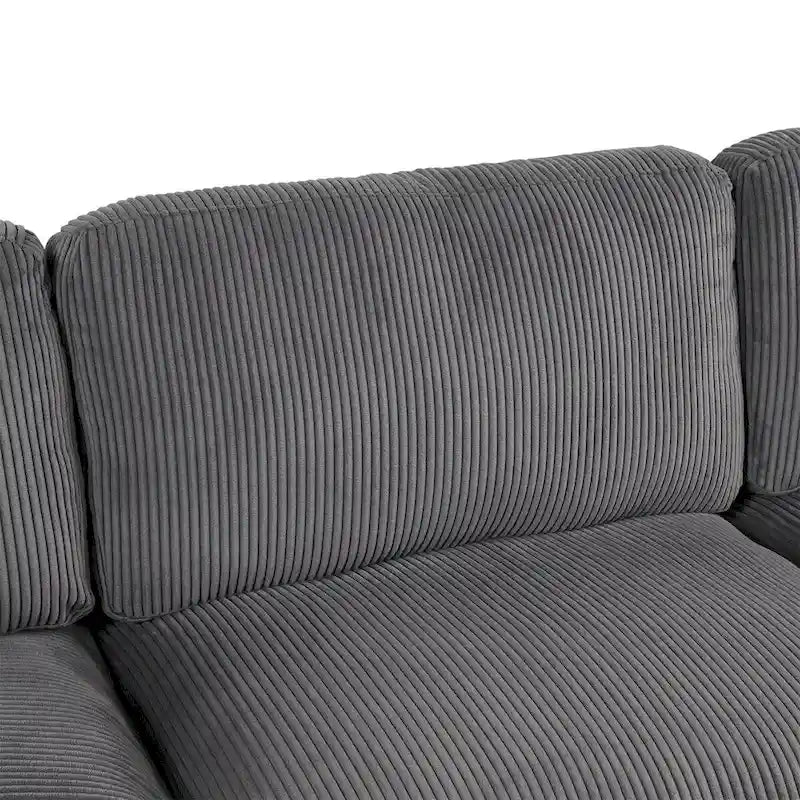 Modular Sectional Sofa with Ottoman L Shaped Corner Sectional