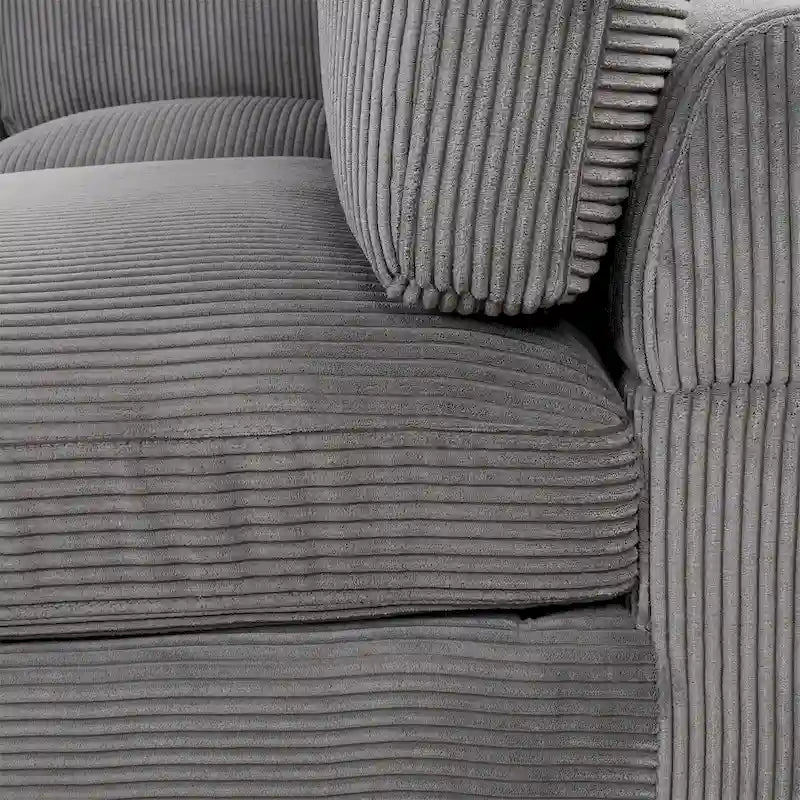 Modular Sectional Sofa with Ottoman L Shaped Corner Sectional
