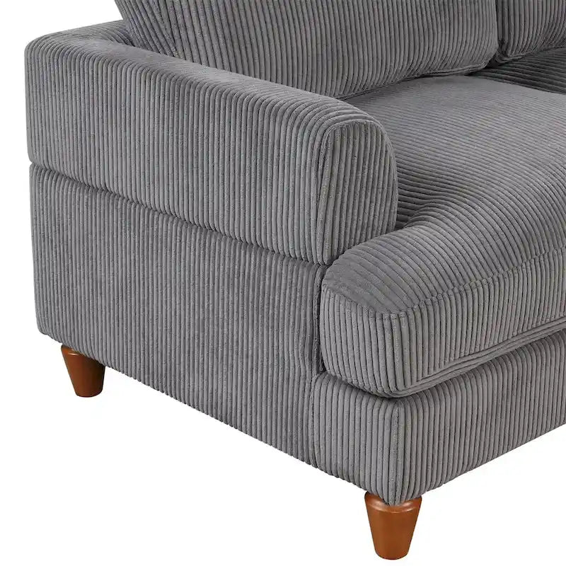 Modular Sectional Sofa with Ottoman L Shaped Corner Sectional