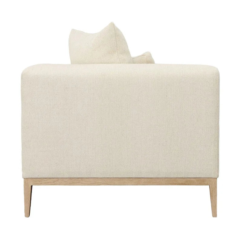 Dora 103  Upholstered Sofa, Beige