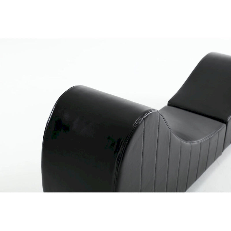 Modern Faux Leather Curved sofa