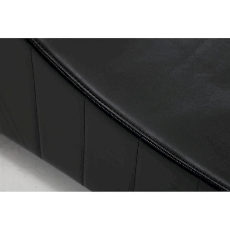 Modern Faux Leather Curved sofa