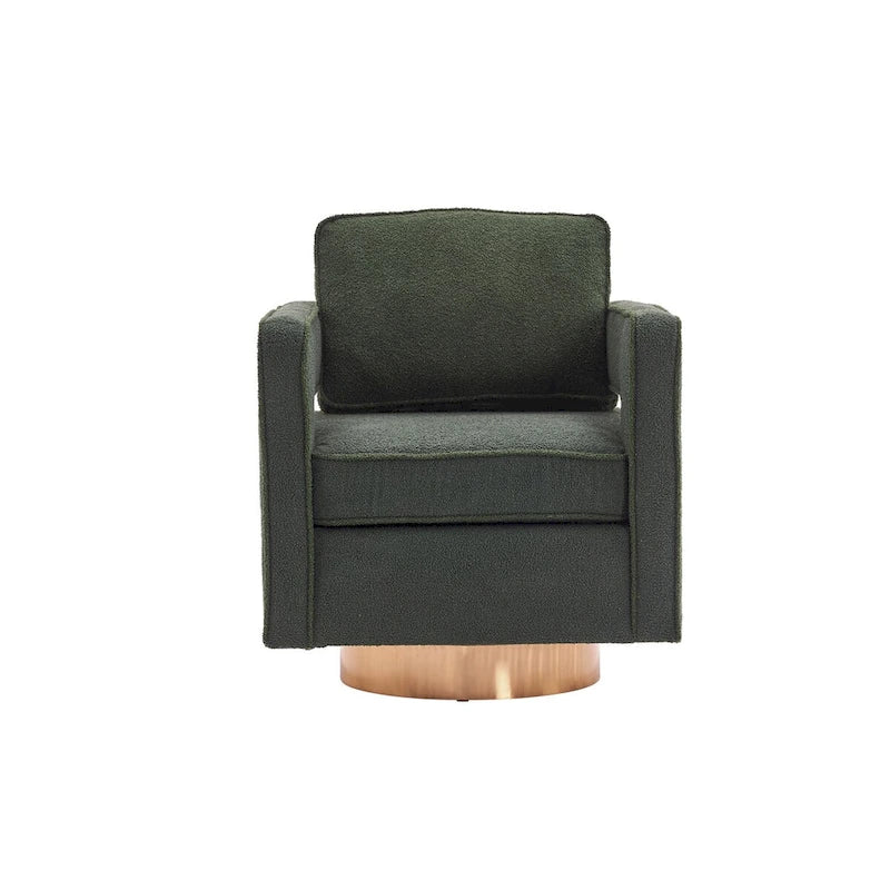 360 Degree Swivel Club Modern Accent Single Sofa Chair