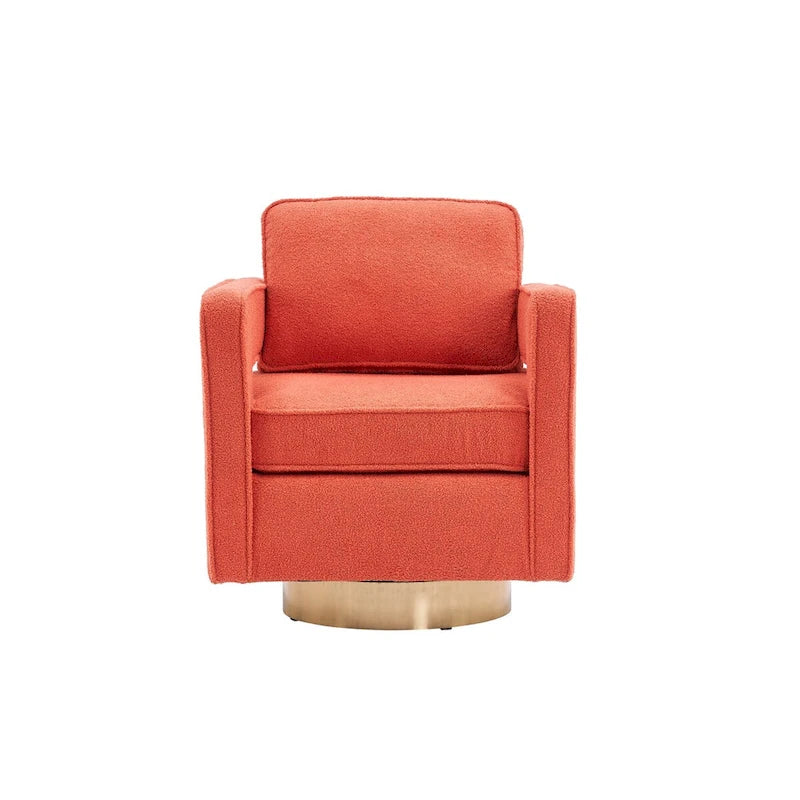 360 Degree Swivel Club Modern Accent Single Sofa Chair