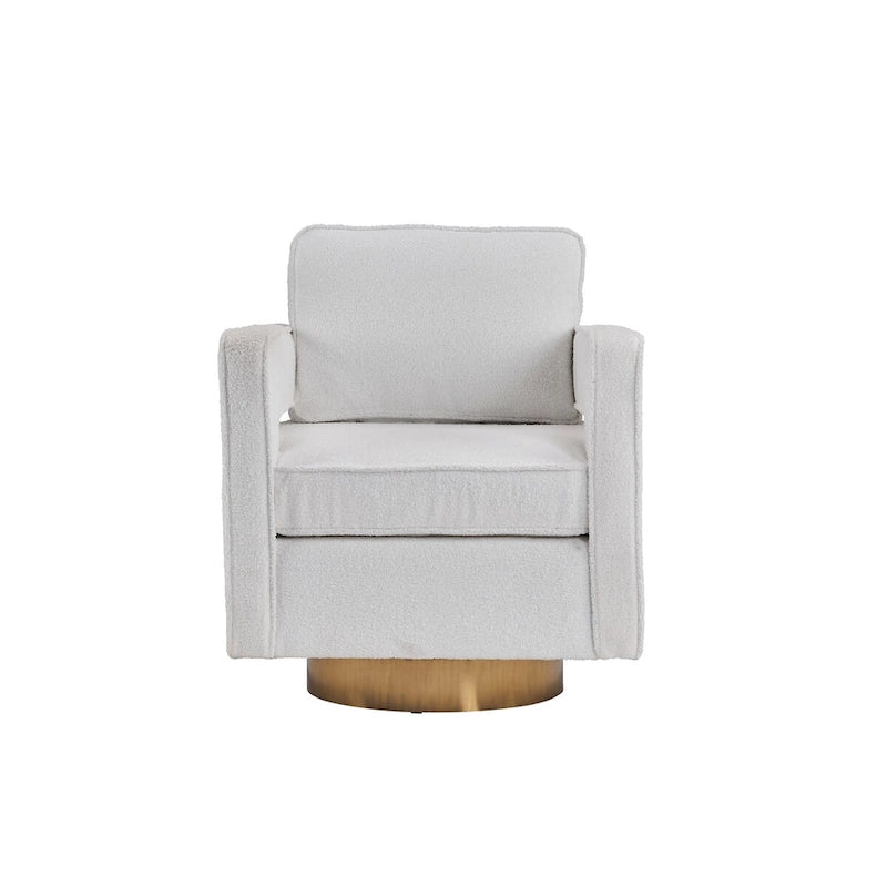 360 Degree Swivel Club Modern Accent Single Sofa Chair