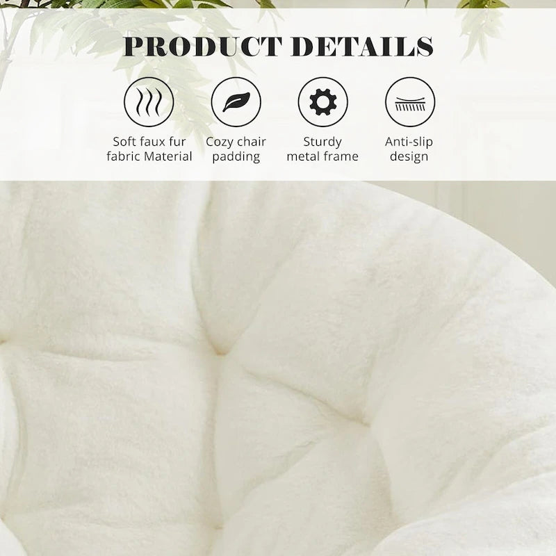 Comfy Linen Button Tufted Upholstered Accent Chair, Reading Armchair Sofa for Living Room, Bedroom