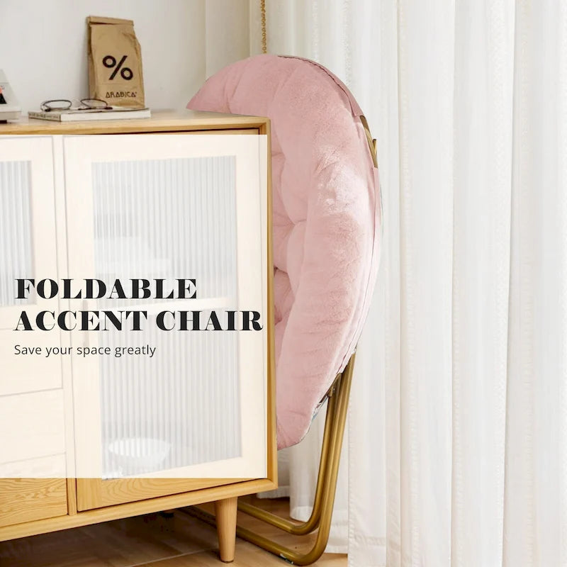 Comfy Linen Button Tufted Upholstered Accent Chair, Reading Armchair Sofa for Living Room, Bedroom