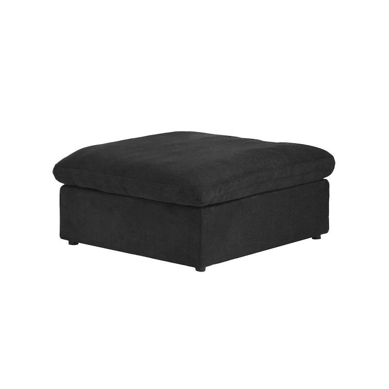 Cloud Modular Sectional Sofa, 6 Seater Corner Sofa with Pillows and Ottoman