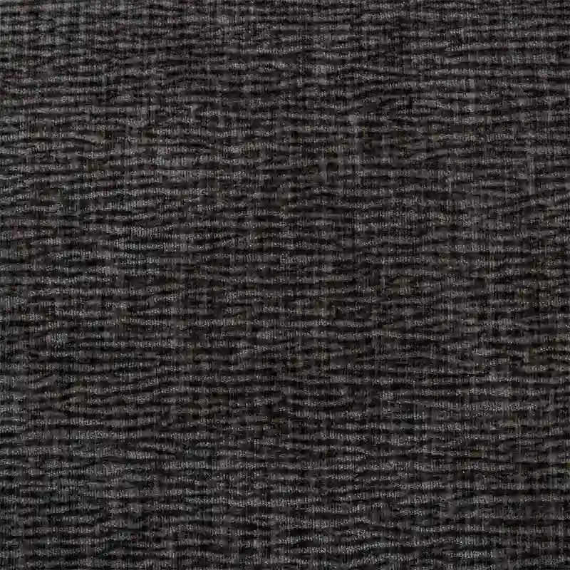 112.6 Canapé d'angle capitonné en chenille avec deux poufs amovibles