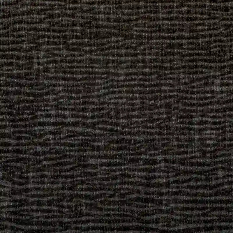 112.6 Canapé d'angle capitonné en chenille avec deux poufs amovibles