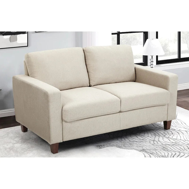 55 In Transitional Upholstered Living Room Loveseat