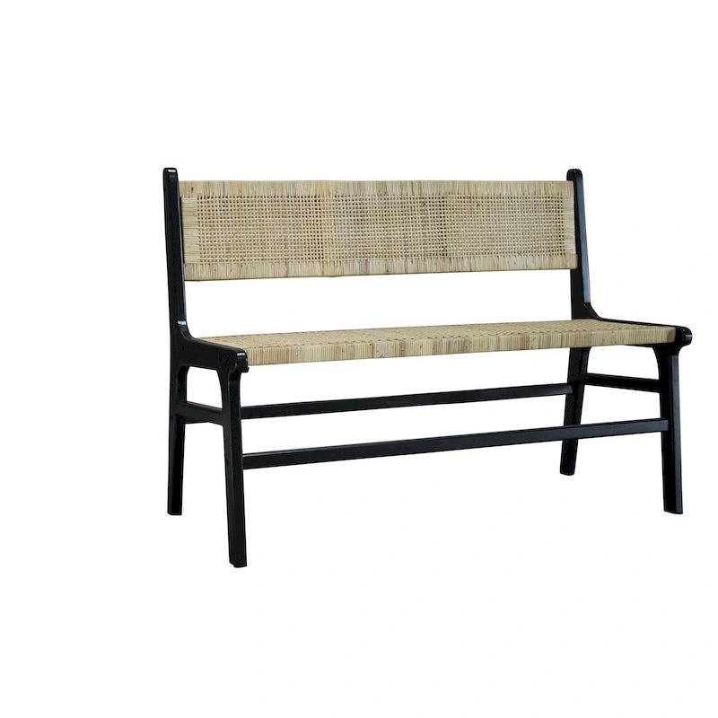 Carolina Living Leana Rattan Bench