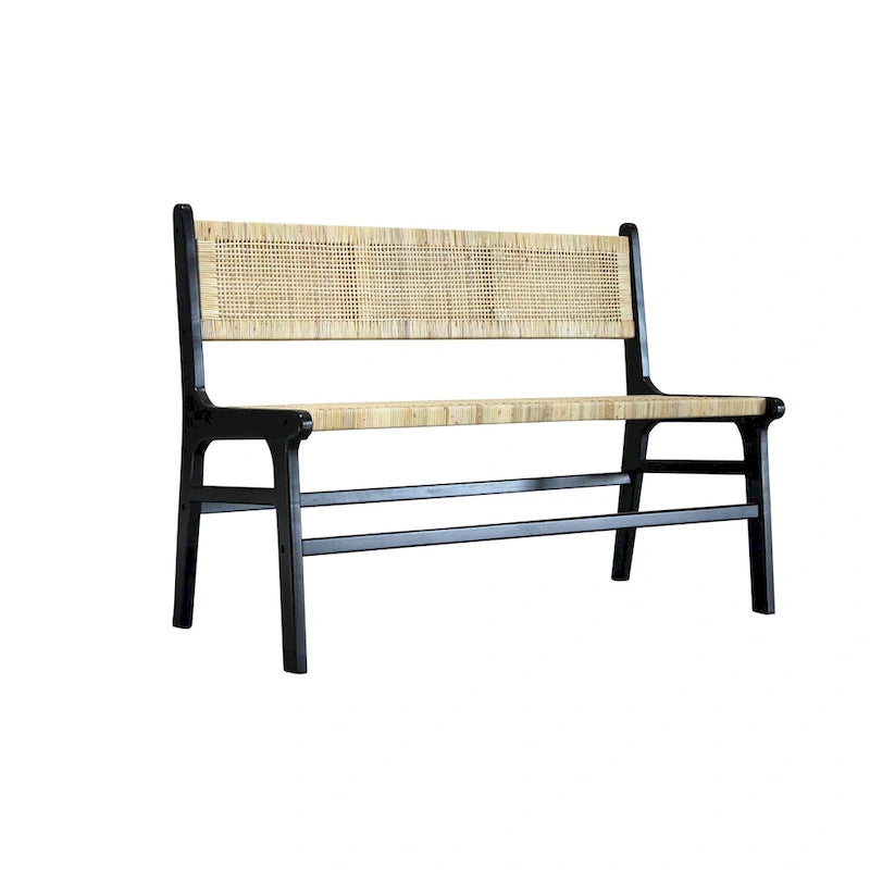 Carolina Living Leana Rattan Bench