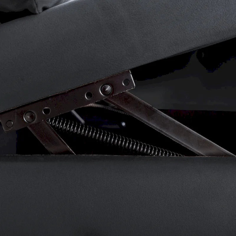 Chaise Lounge Indoor,Velvet Lounge Chair for Bedroom with Storage & Pillow,Modern Upholstered Rolled Arm Chase Lounge