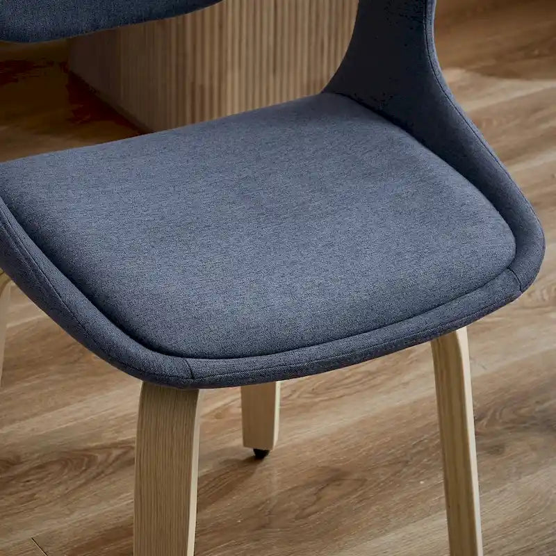 Art Leon Swivel Upholstered and Wood Accent Chair