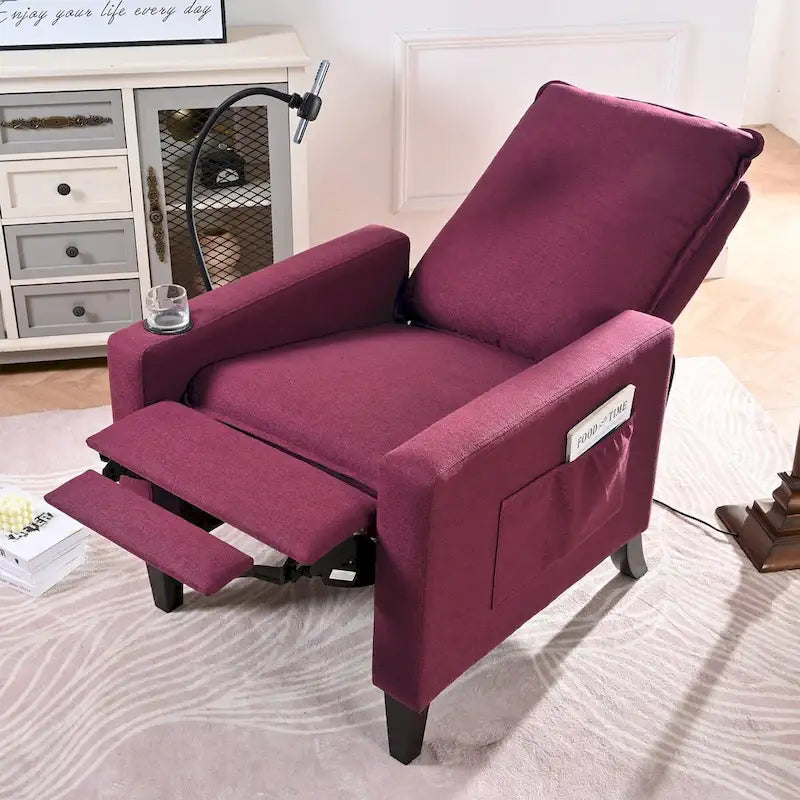 Recliner Chairs for Adults,Adjustable Recliner Sofa with Mobile Phone Holder & Cup Holder