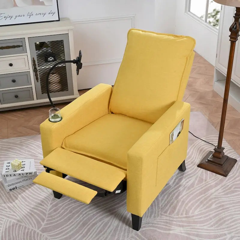 Recliner Chairs for Adults,Adjustable Recliner Sofa with Mobile Phone Holder & Cup Holder
