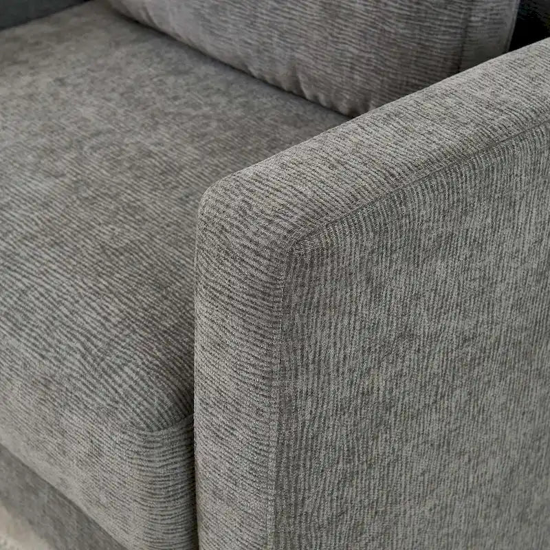 Modern Chenille Accent Chair Armchair for Living Room