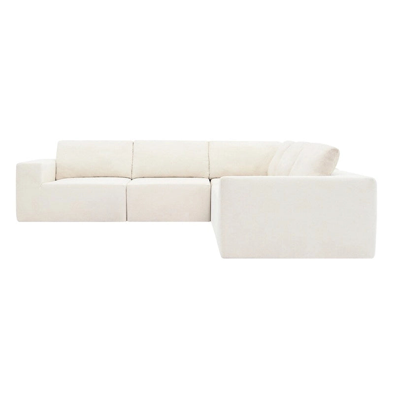 Modular L Shaped Sectional Sofa,Floor Couch Set,Upholstered Furniture