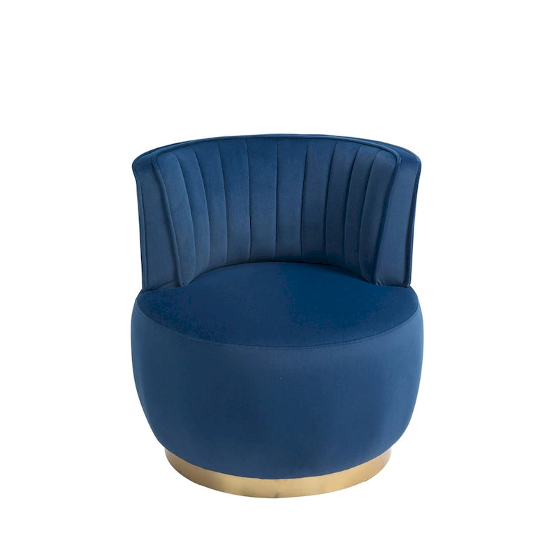 360 Degree Swivel Cuddle Barrel Accent Sofa Chairs