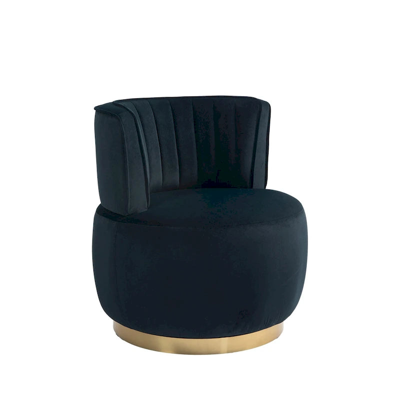 360 Degree Swivel Cuddle Barrel Accent Sofa Chairs