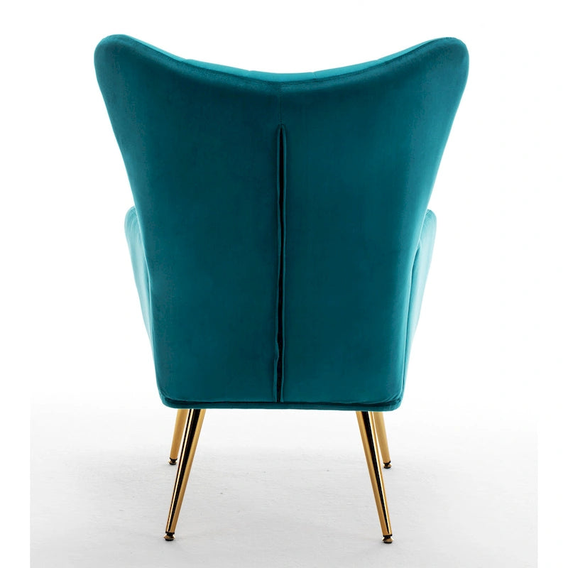 Mid Century Wingback Upholstered Accent Chair