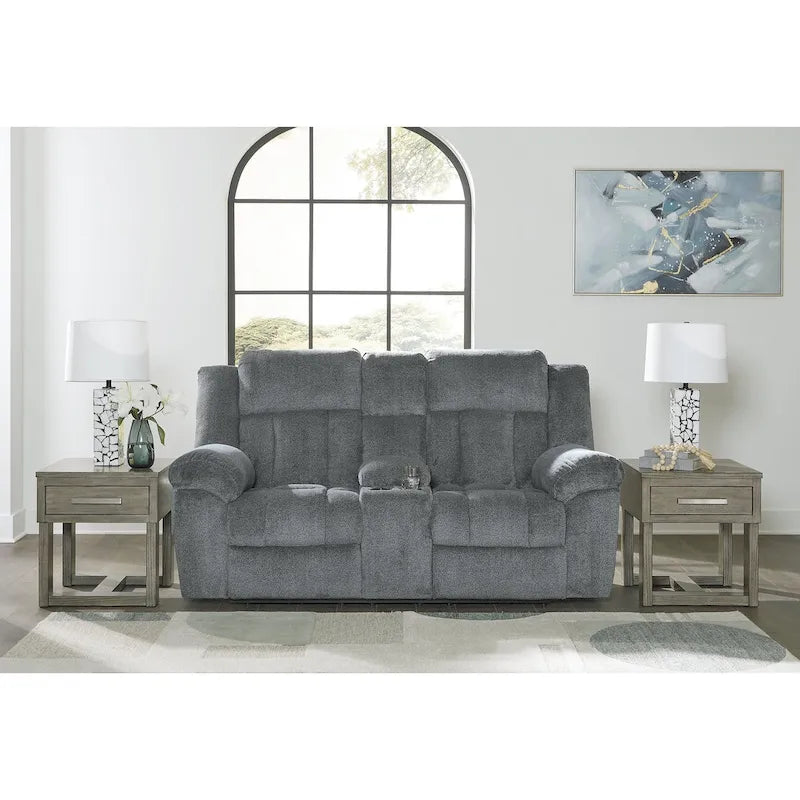 Signature Design by Ashley Tip-Off Power Reclining Loveseat - 80 W x 42 D x 45 H