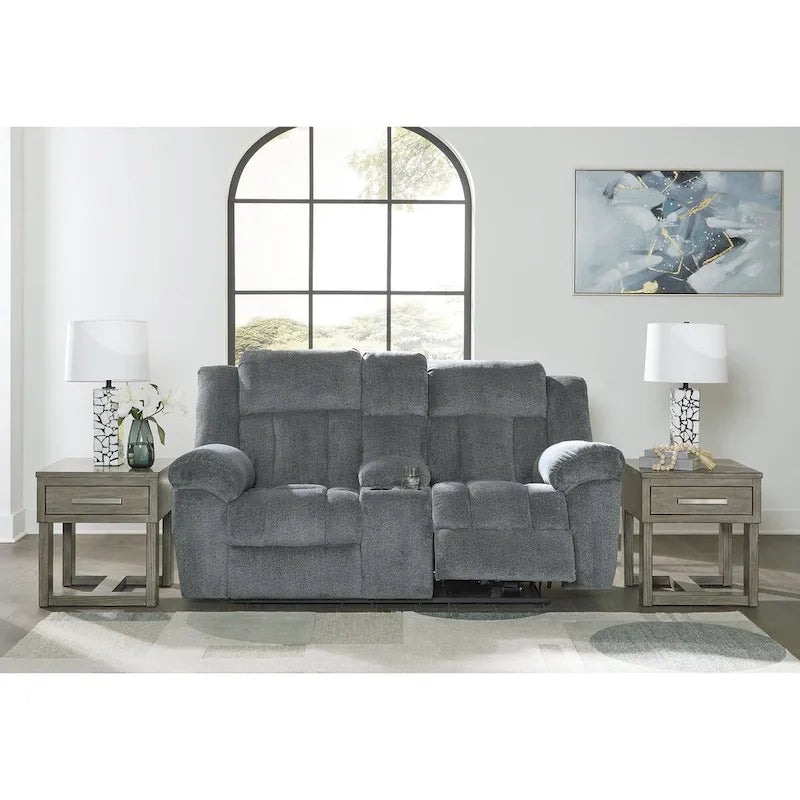 Signature Design by Ashley Tip-Off Power Reclining Loveseat - 80 W x 42 D x 45 H