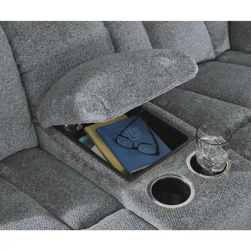Signature Design by Ashley Tip-Off Power Reclining Loveseat - 80 W x 42 D x 45 H