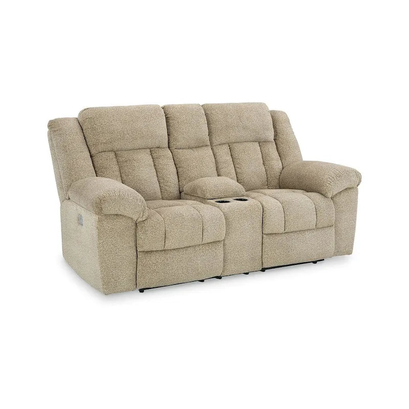 Signature Design by Ashley Tip-Off Power Reclining Loveseat - 80 W x 42 D x 45 H