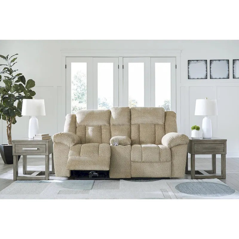 Signature Design by Ashley Tip-Off Power Reclining Loveseat - 80 W x 42 D x 45 H