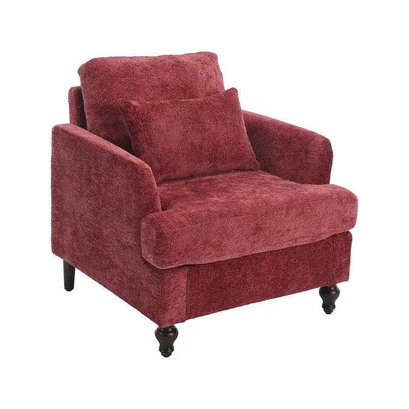 Wood Frame Armchair,Modern Accent Chair Lounge Chair for Living Room