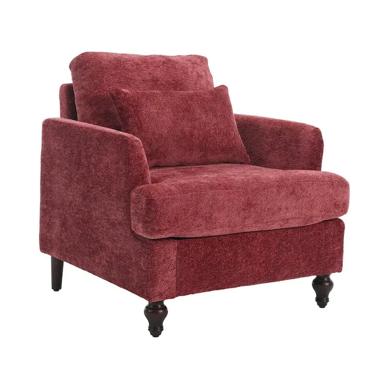Wood Frame Armchair,Modern Accent Chair Lounge Chair for Living Room