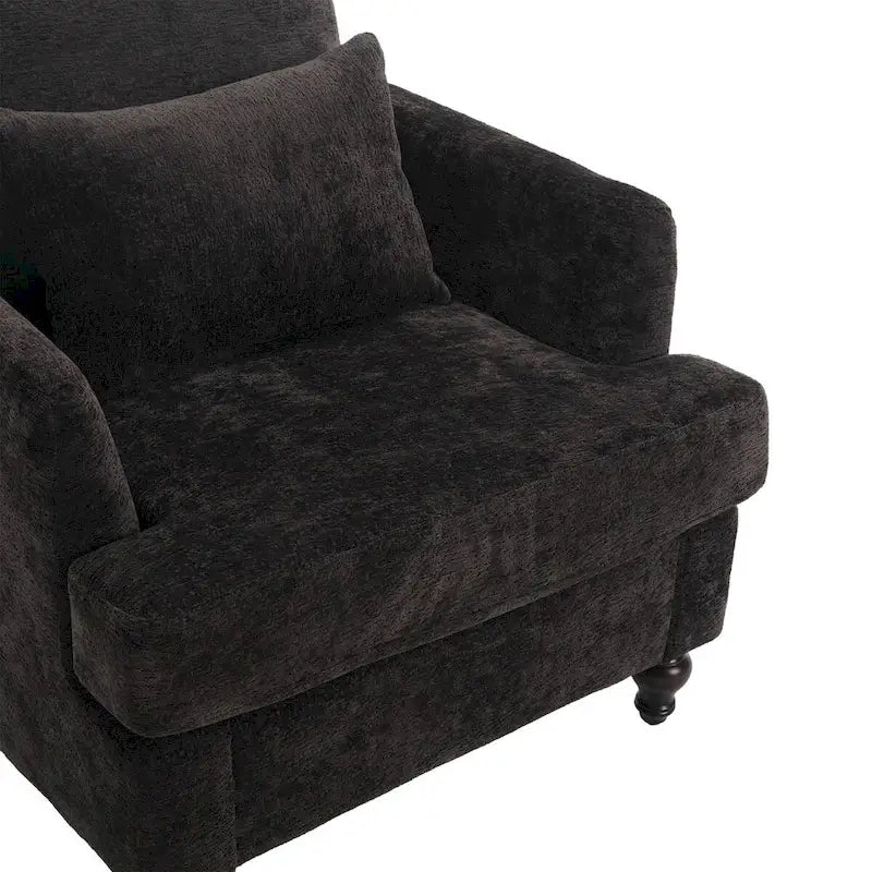 Wood Frame Armchair,Modern Accent Chair Lounge Chair for Living Room