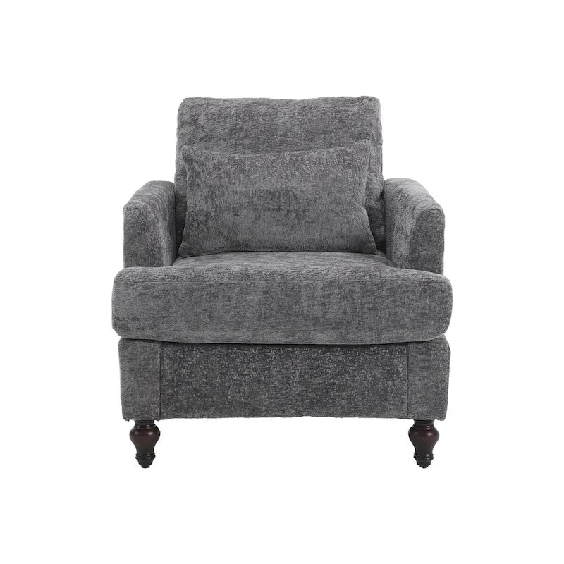 Wood Frame Armchair,Modern Accent Chair Lounge Chair for Living Room