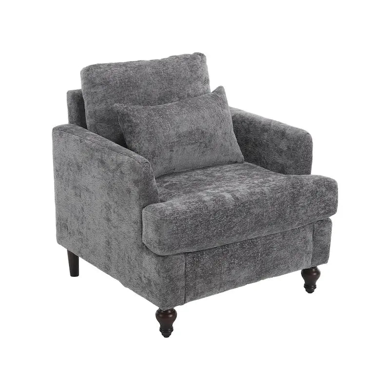 Wood Frame Armchair,Modern Accent Chair Lounge Chair for Living Room
