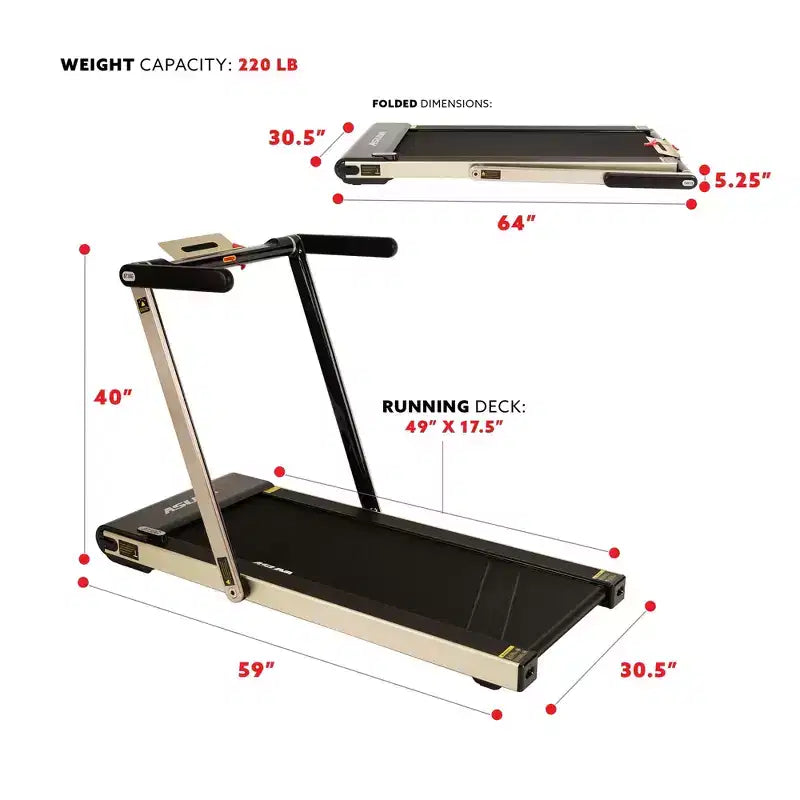 Tapis de Course Motorisé Pliable ASUNA Slim