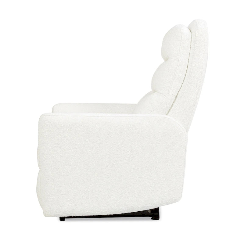 Bloomy 35.5  Boucle Upholstered High-Back Power Recliner Motion Chair