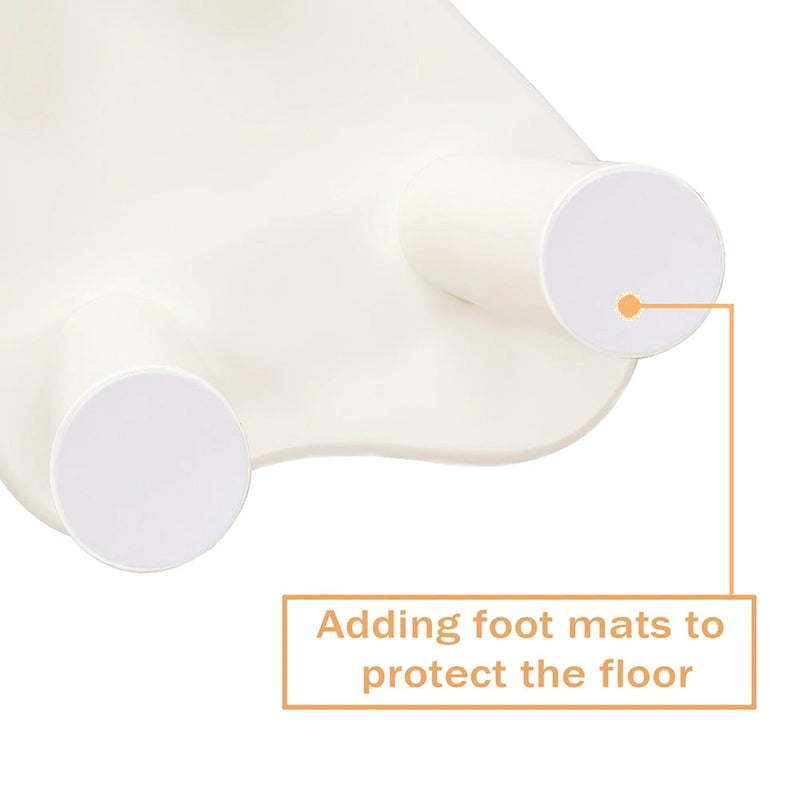 40 Inch Black Cloud Shaped Coffee Table for Living Room