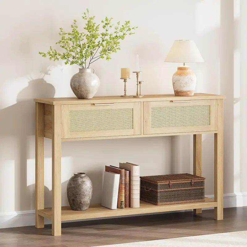 Entryway Table with 2 Drawers