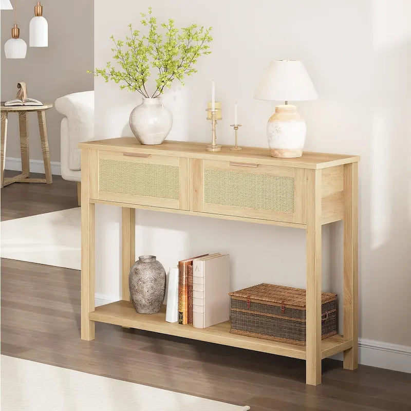 Entryway Table with 2 Drawers