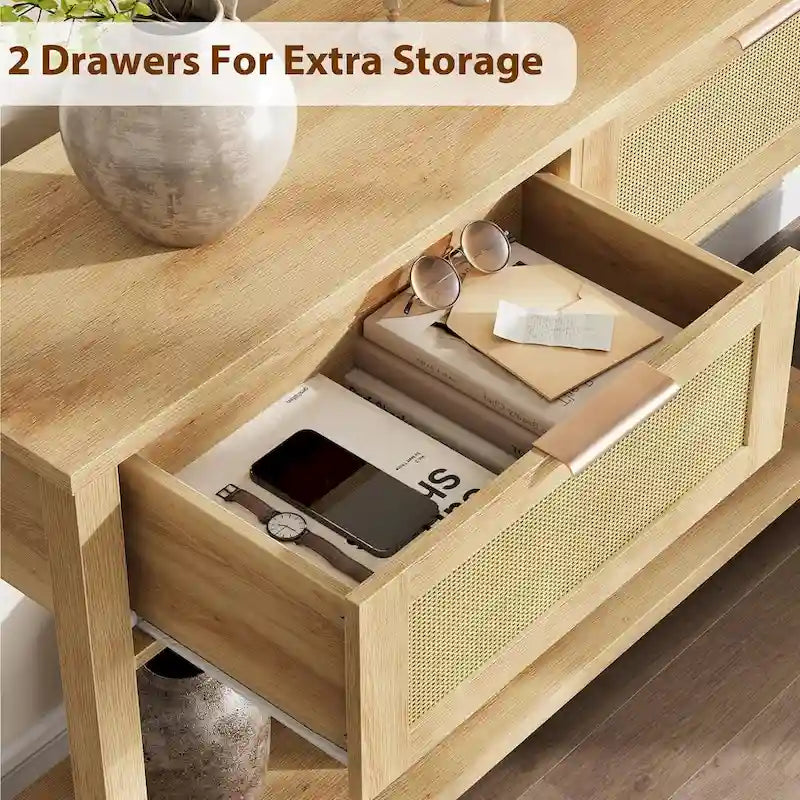 Entryway Table with 2 Drawers