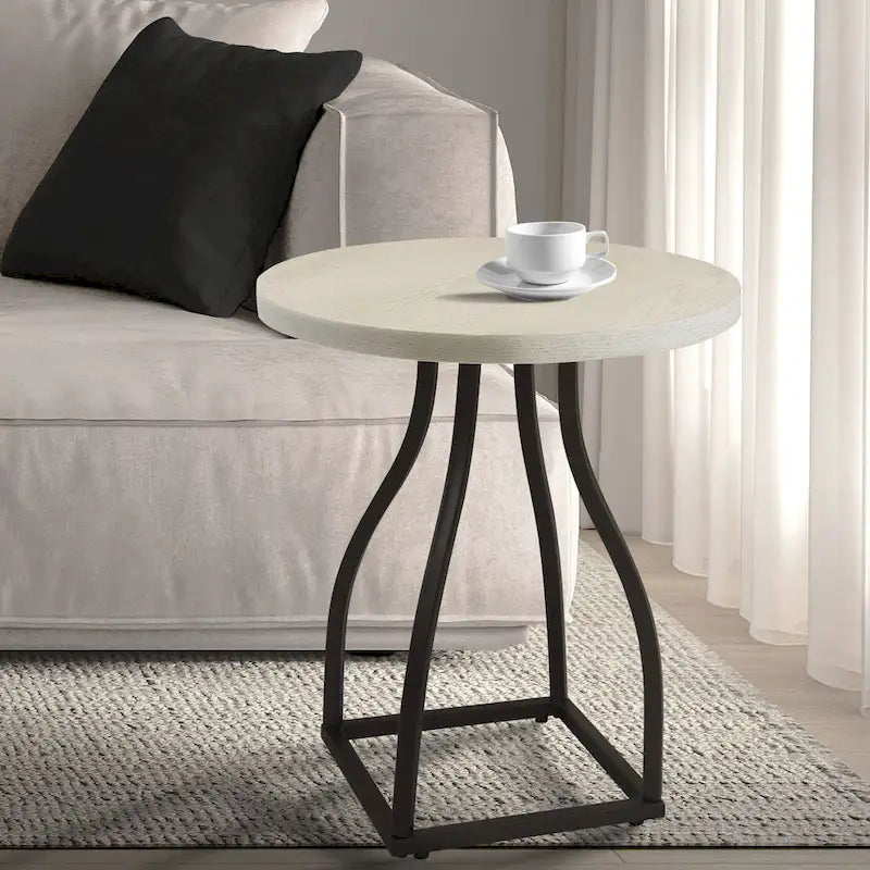 HomePop Lindsay Metal Base Accent Table