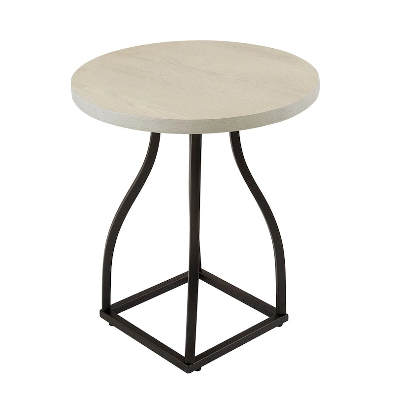 HomePop Lindsay Metal Base Accent Table