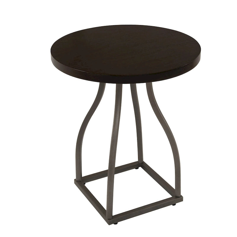HomePop Lindsay Metal Base Accent Table