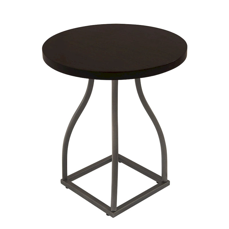 HomePop Lindsay Metal Base Accent Table