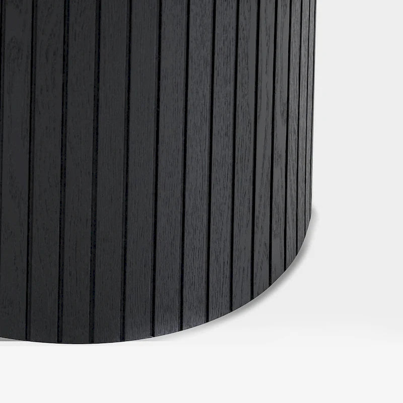 Modern Stylish Two Piece Barrel Nested Coffee Table Set with Removable Table Top