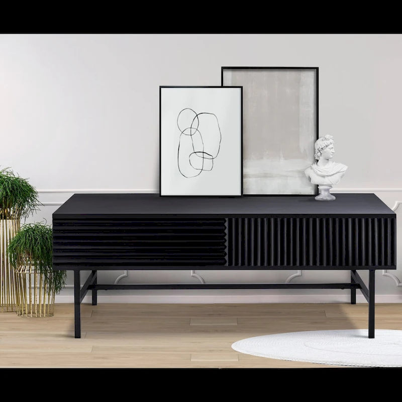 MEZ Black Finished Coffee Table