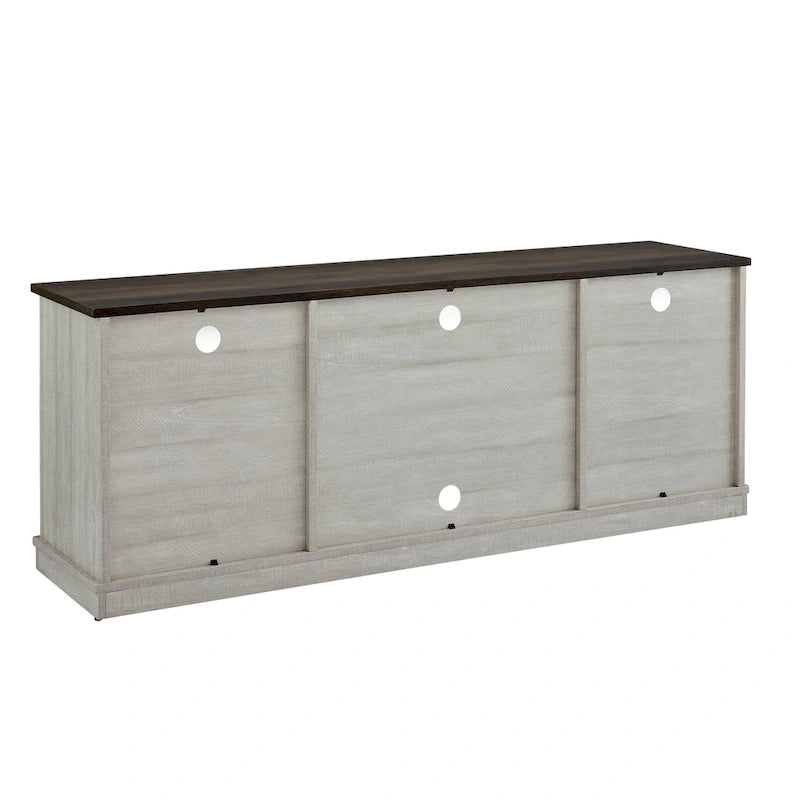 64 in. With Dark Drift Wood Desktop TV Stand for TVs up to 70 in. - 64 inches in width